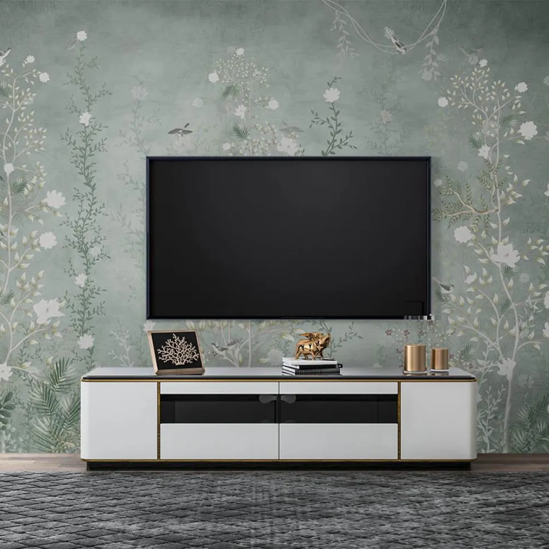 Whispering Sage Botanical Wallpaper