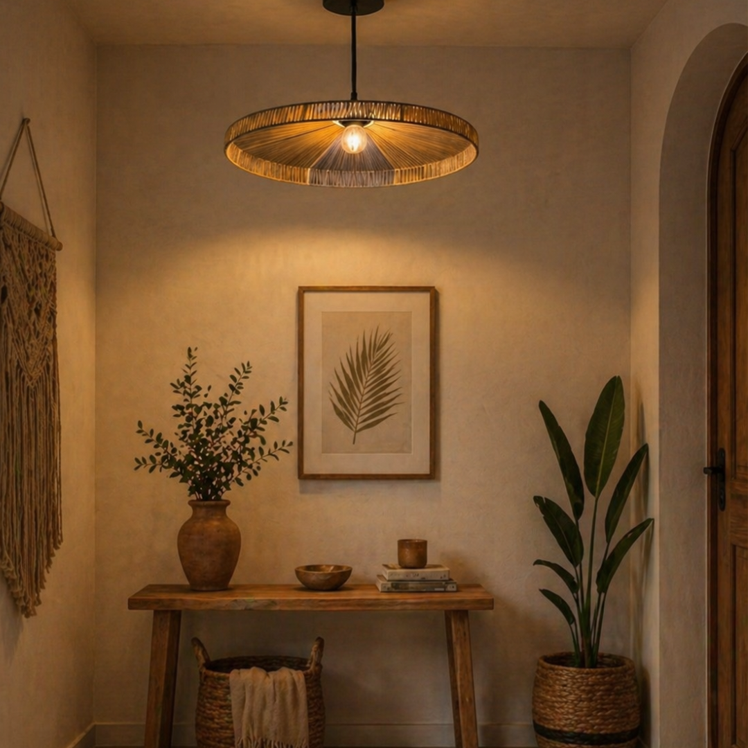 Solara Thread Weave Pendant Lamp