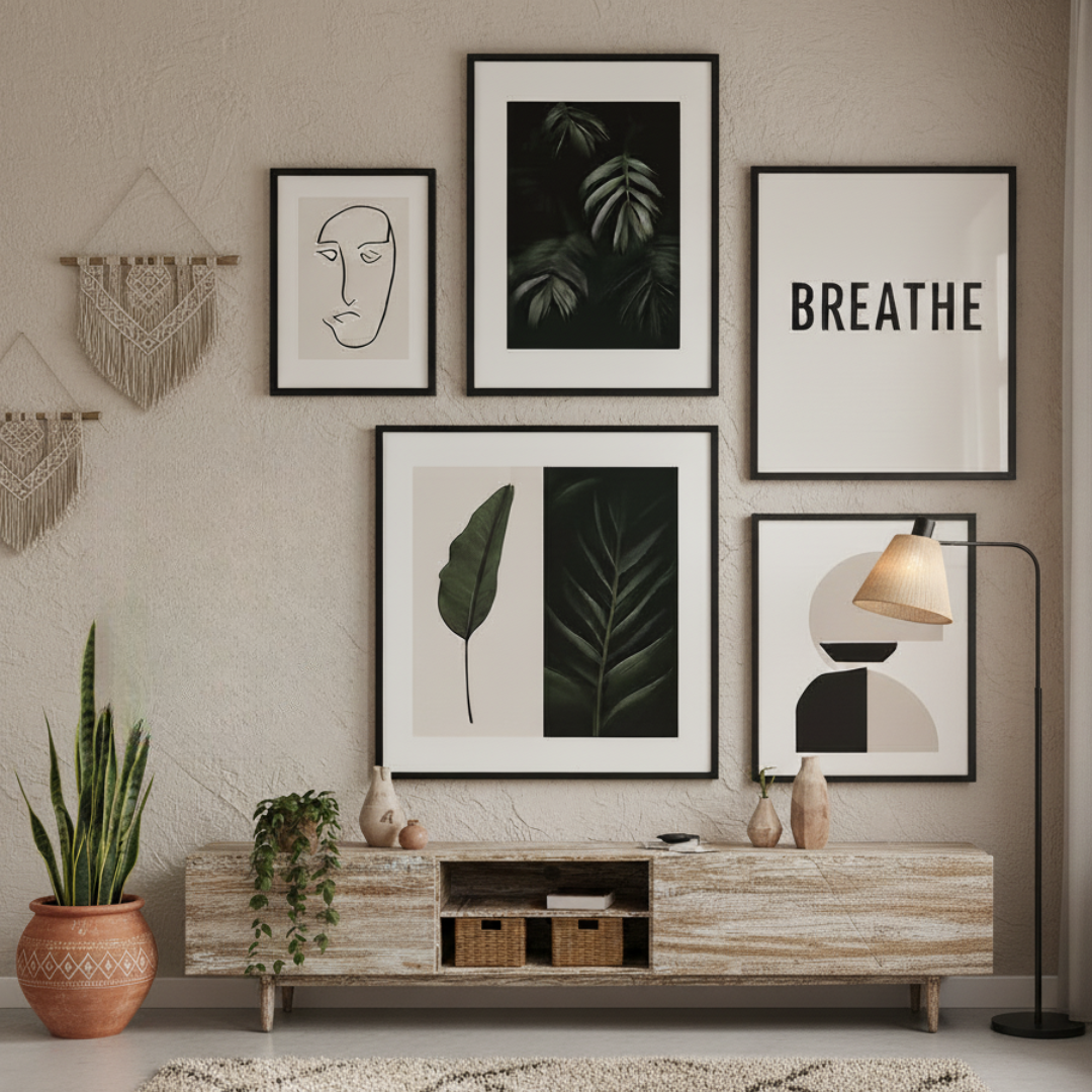 Botanica Aura Digital Wall Paintings (set of 5)