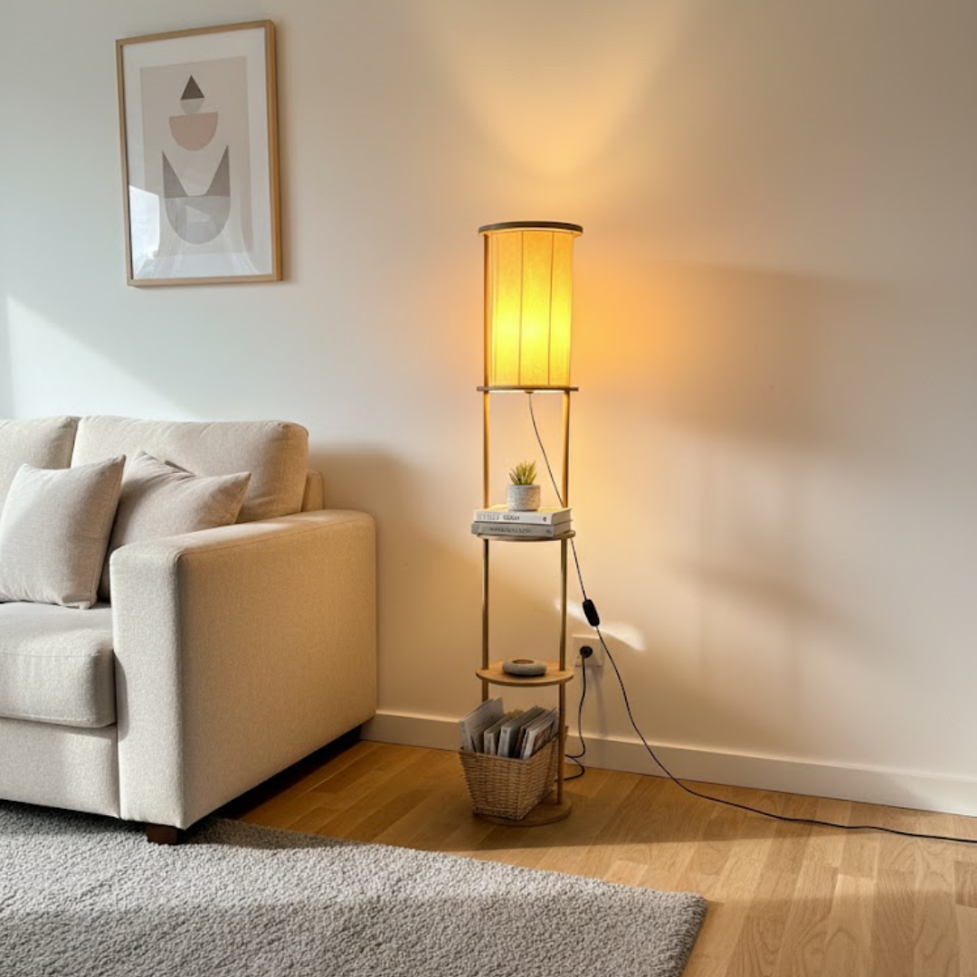 Elowyn Shelf Floor Lamp