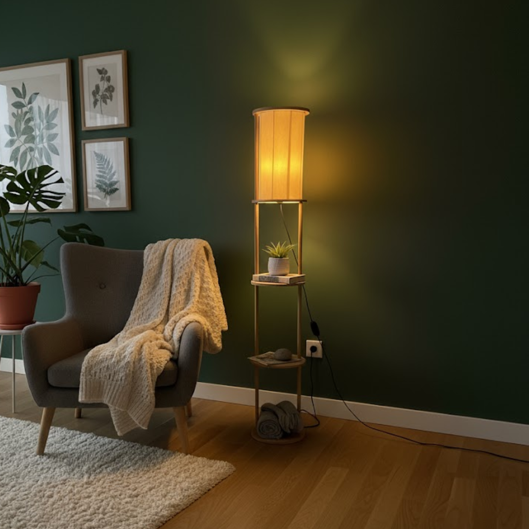 Elowyn Shelf Floor Lamp