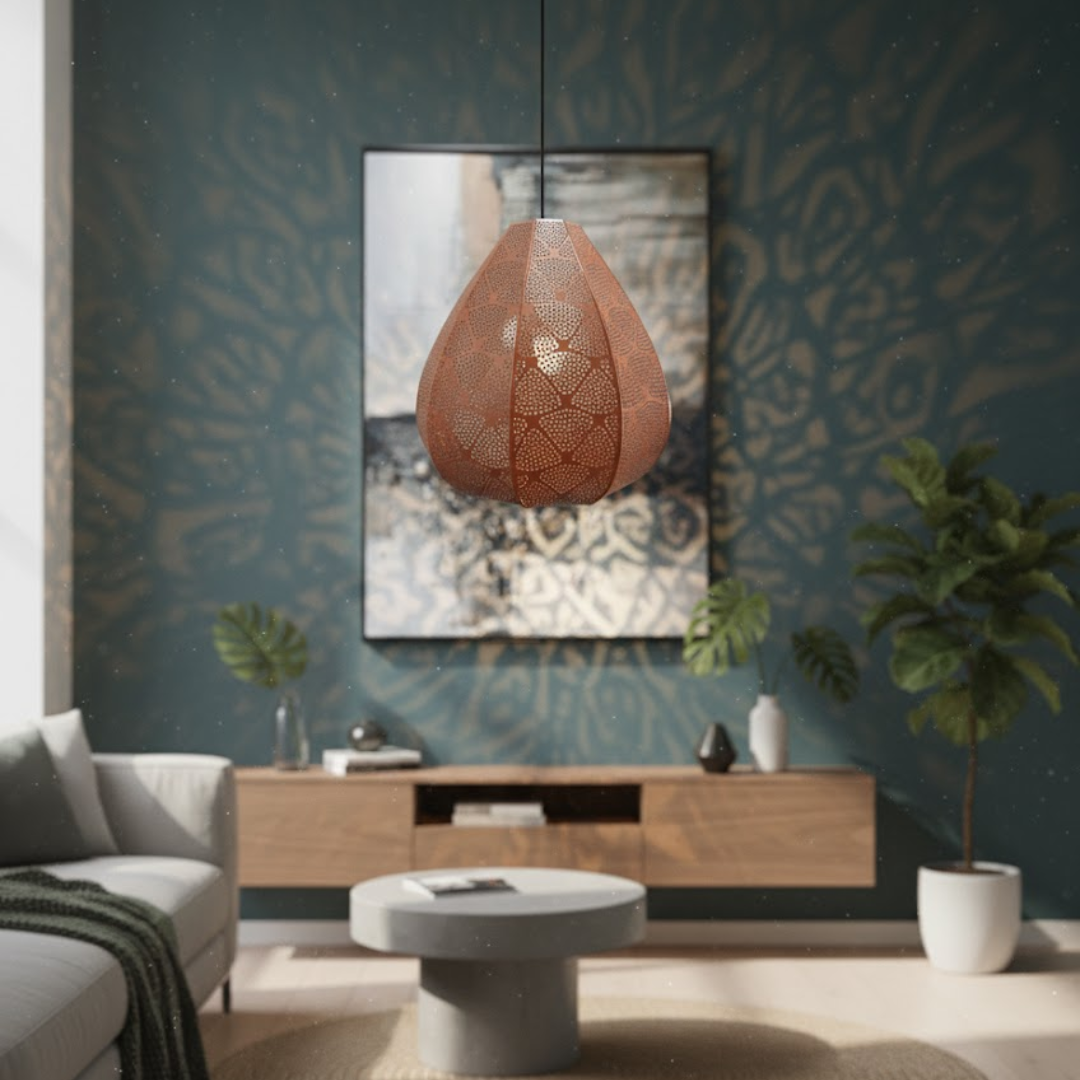 Perforated Metal Pendant Lamp