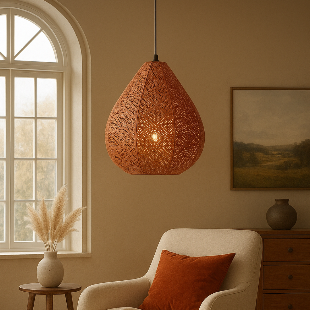 Perforated Metal Pendant Lamp