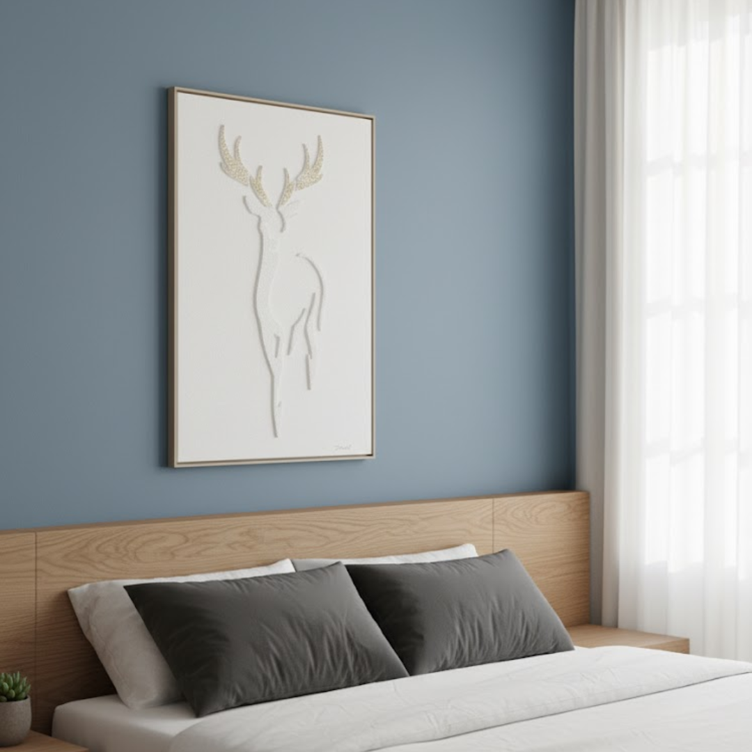 Aaro Handmade 3D Textured Wall Painting