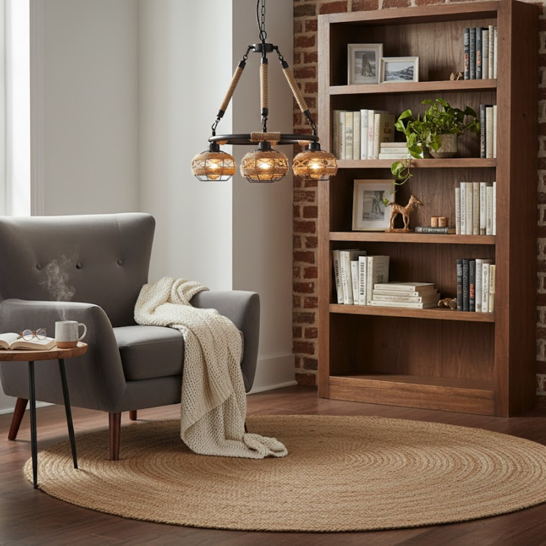 Nautical 3-Light Chandelier