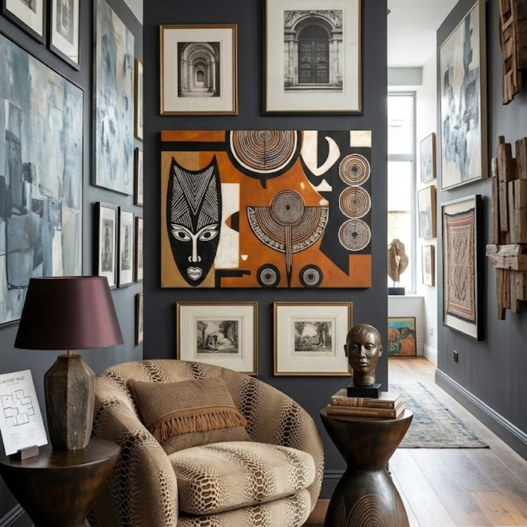 Echoes of Earth Handmade & Digital Wall Painting