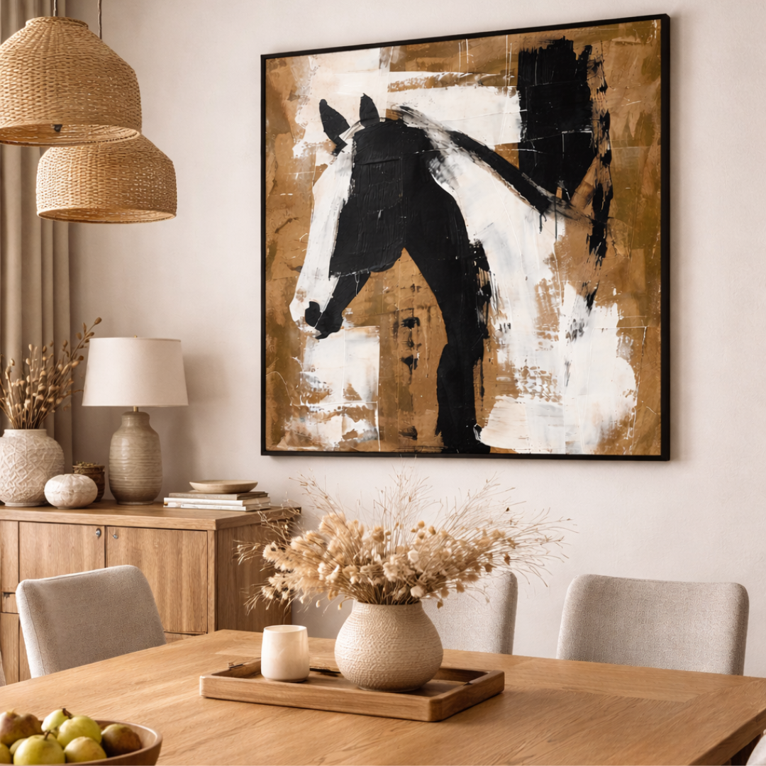 Wild Form Equine - Handmade Wall Painting