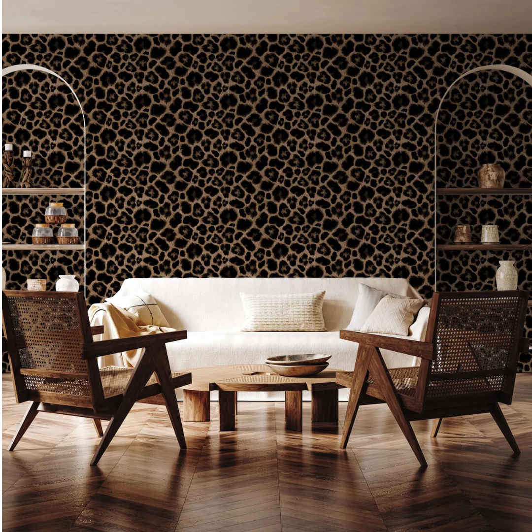 Classic Leopard Print Wallpaper