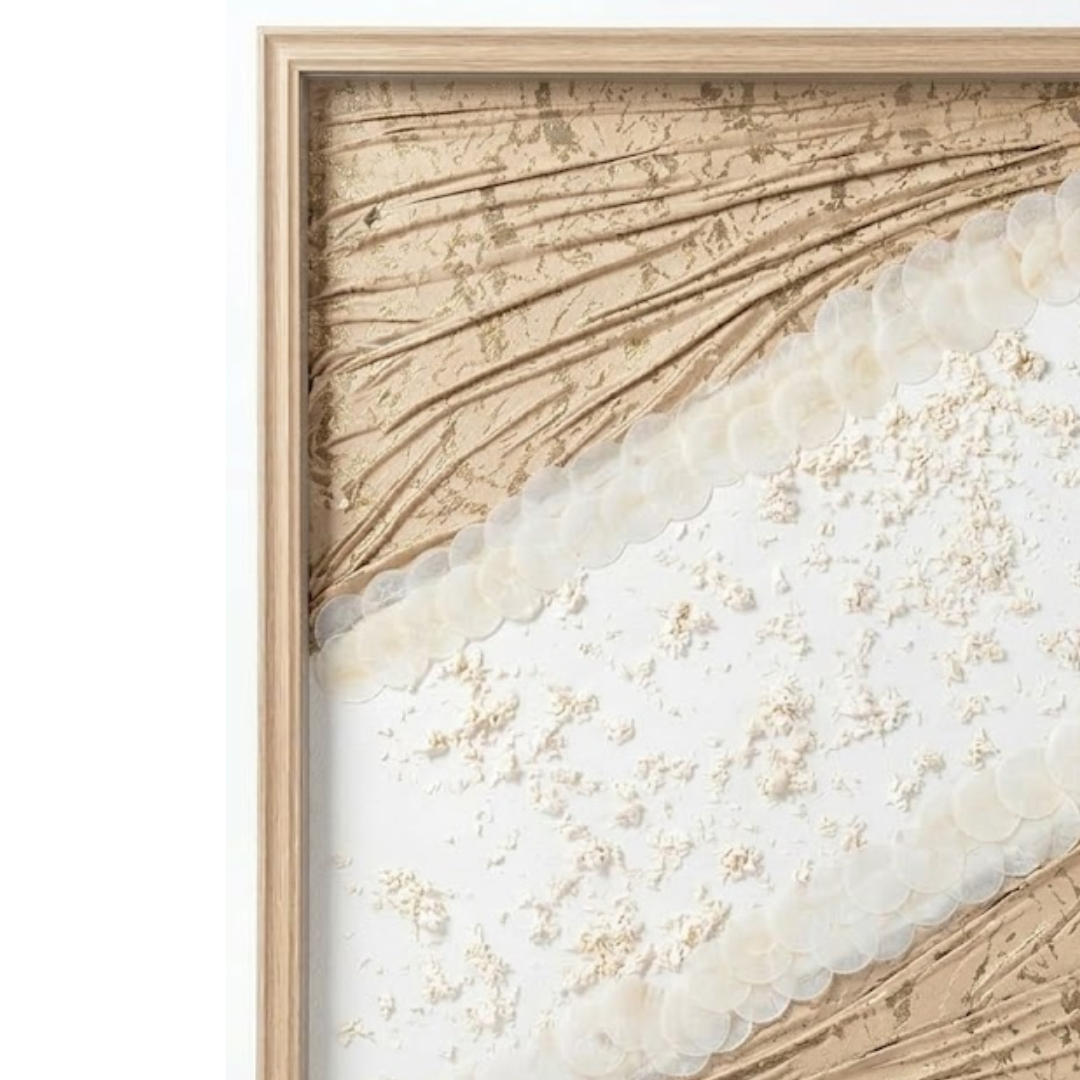 Tidal Essence Handmade 3D Textured Wall Painting