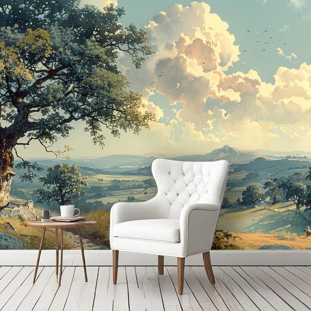 Serene Sky Landscape Wallpaper