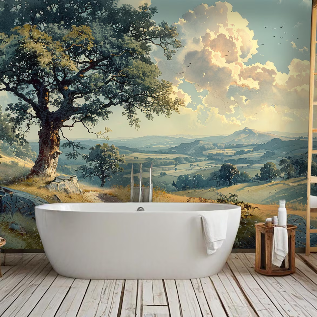Serene Sky Landscape Wallpaper