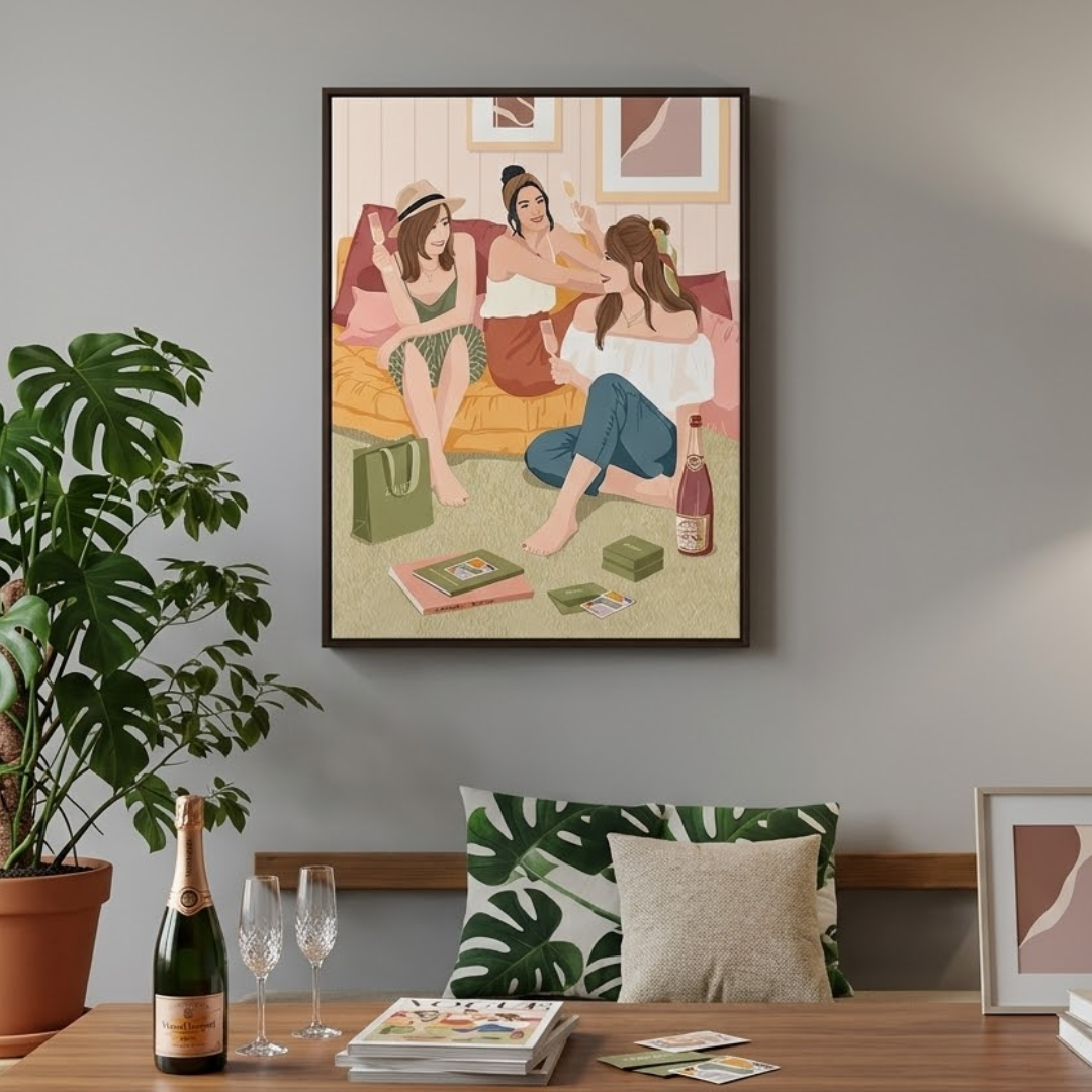 Girls’ Day In Digital Wall Painting