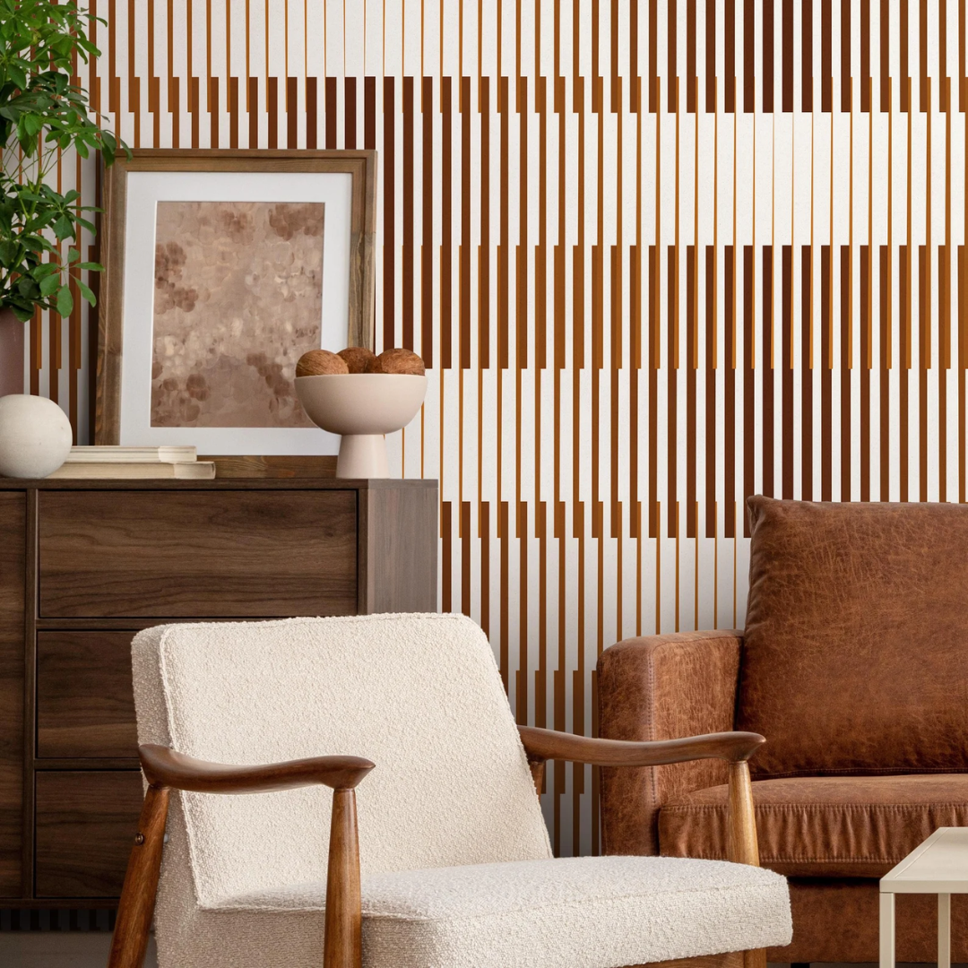 Modern Stripe Flow Wallpaper