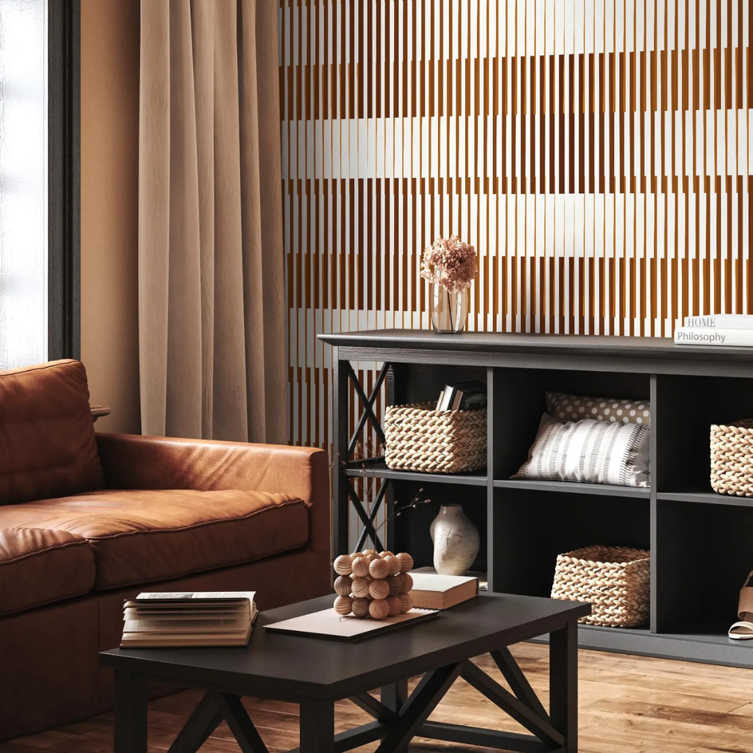 Modern Stripe Flow Wallpaper