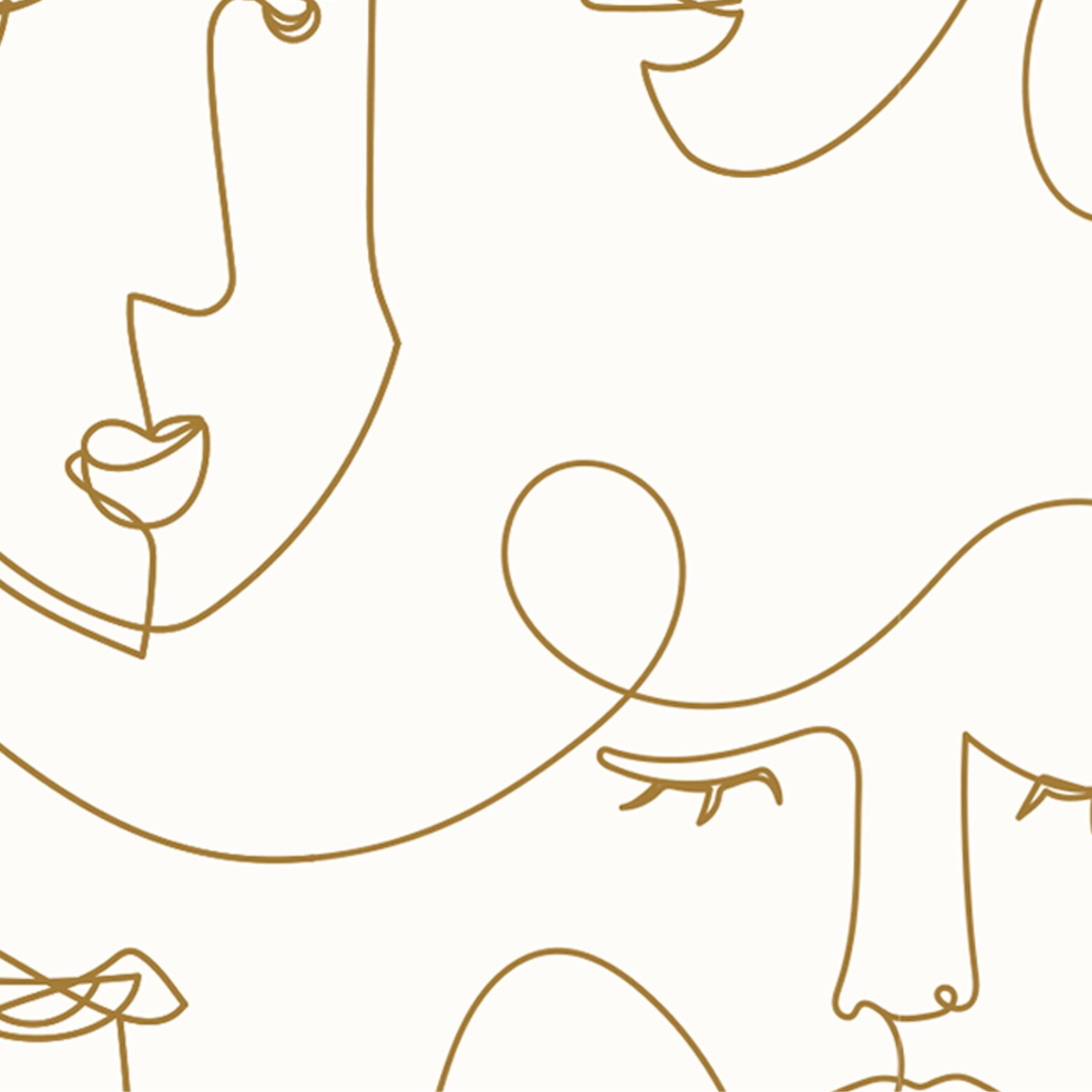 Golden Line Muse Wallpaper