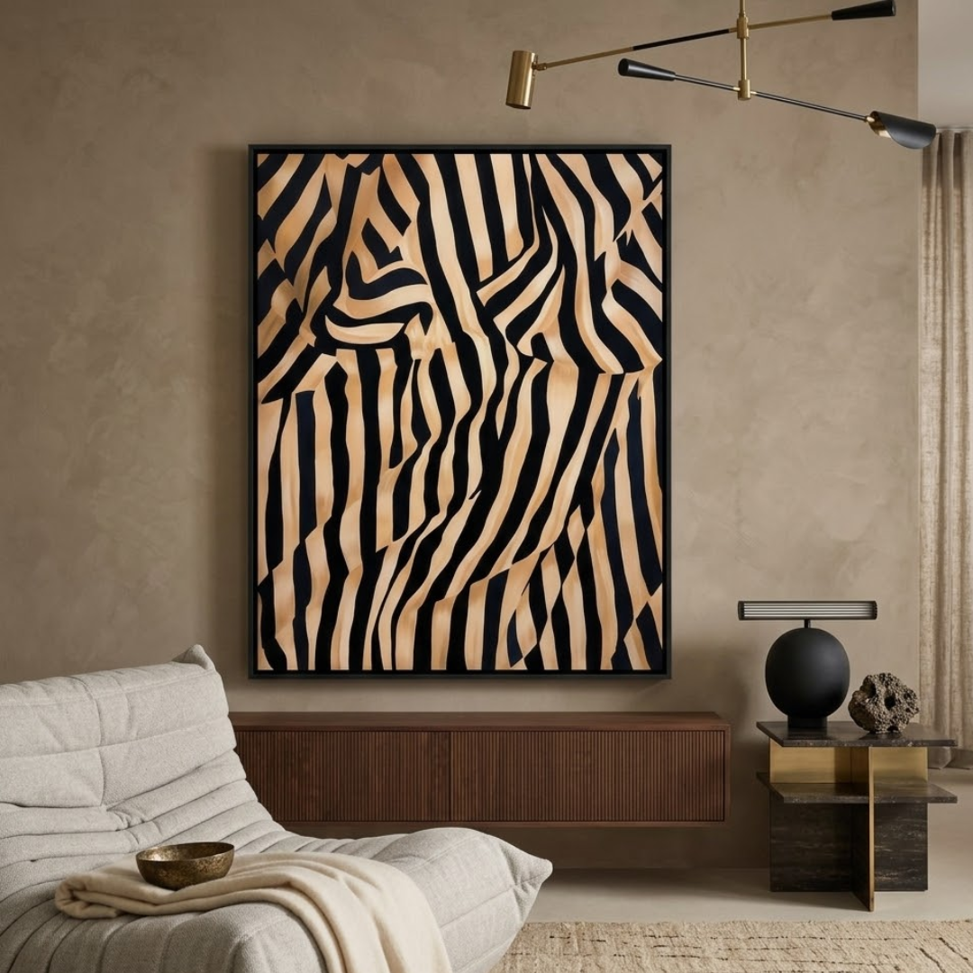 Chasing Echoes Digital Wall Painting