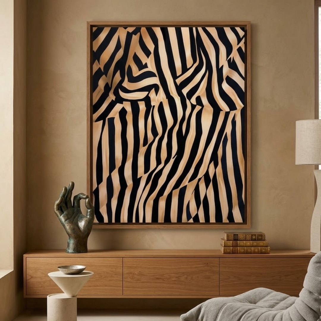 Chasing Echoes Digital Wall Painting