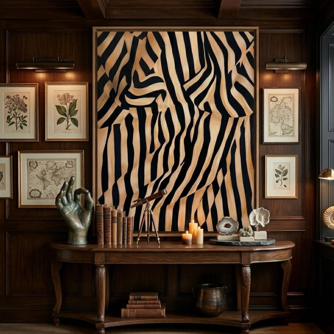 Chasing Echoes Digital Wall Painting