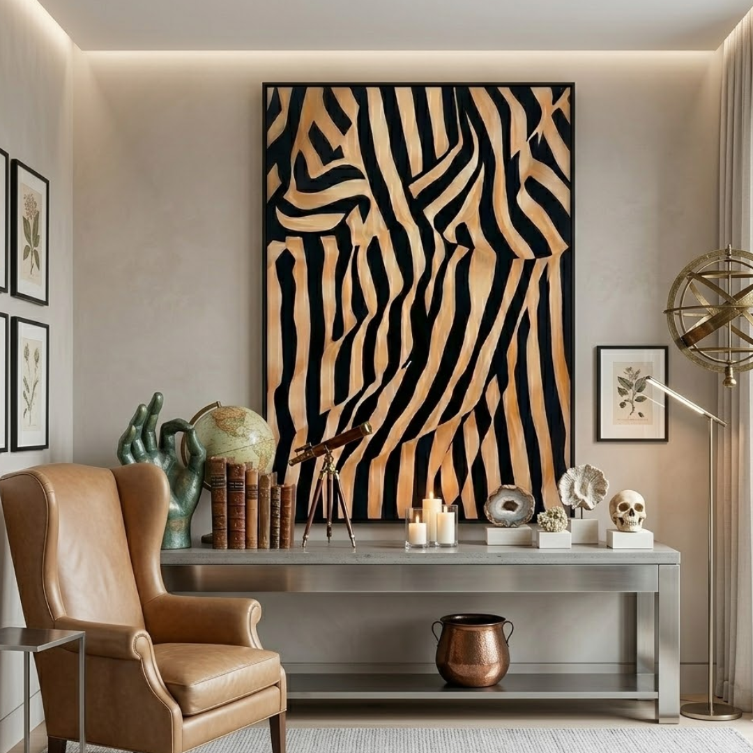 Chasing Echoes Digital Wall Painting