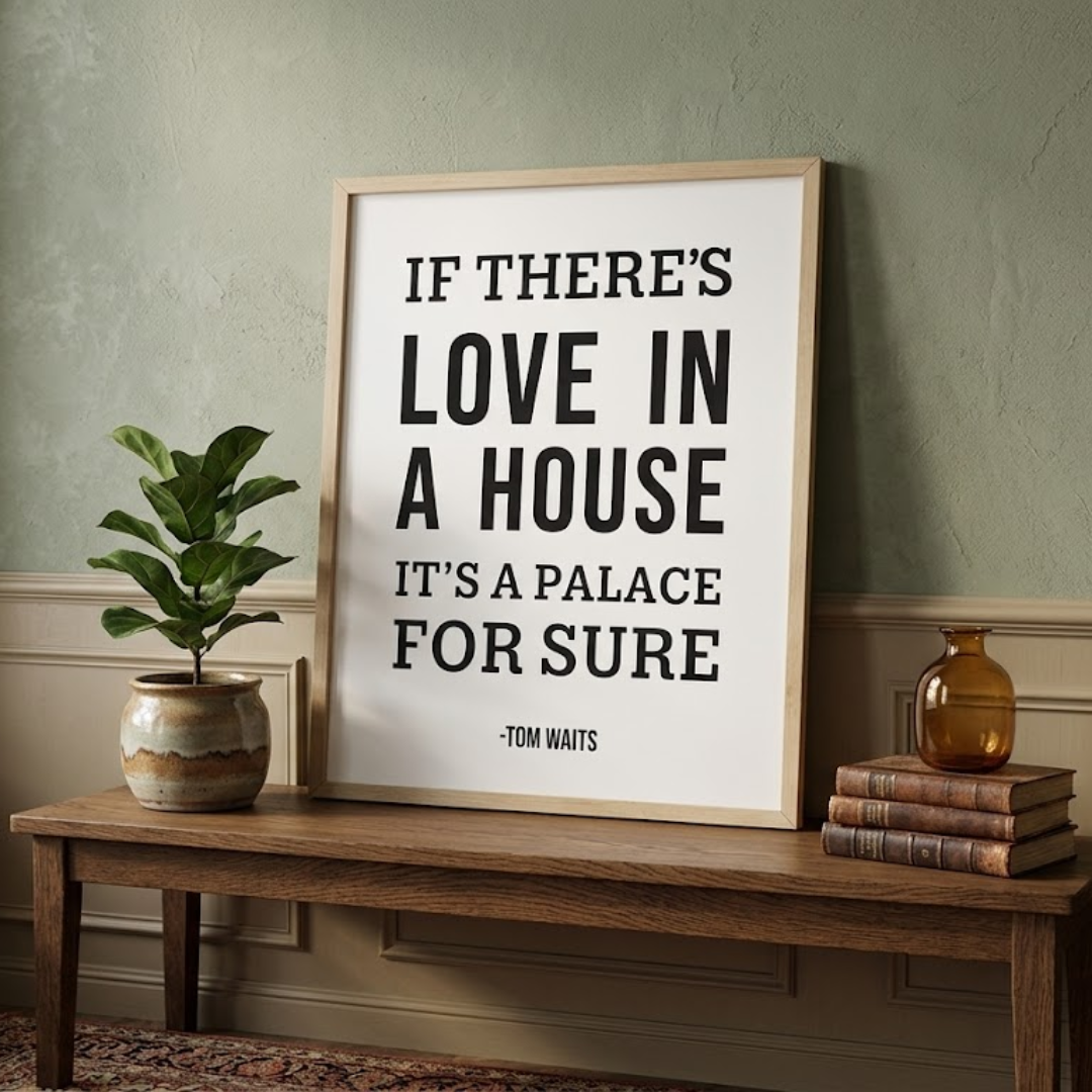 Home Love Digital Art Poster