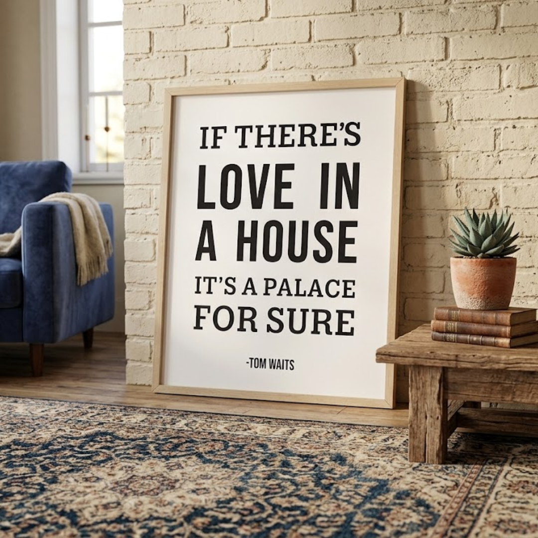 Home Love Digital Art Poster