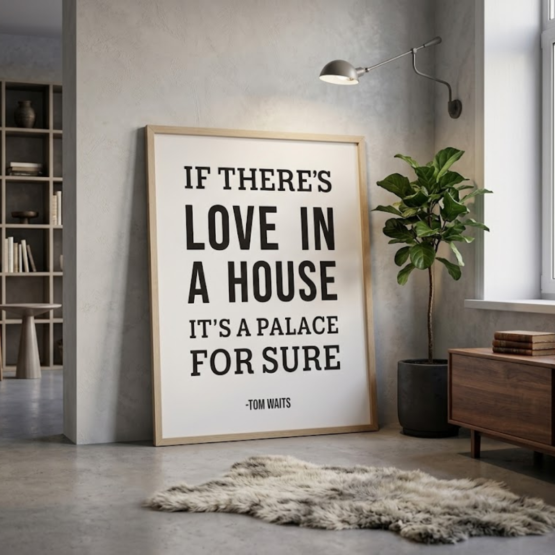 Home Love Digital Art Poster