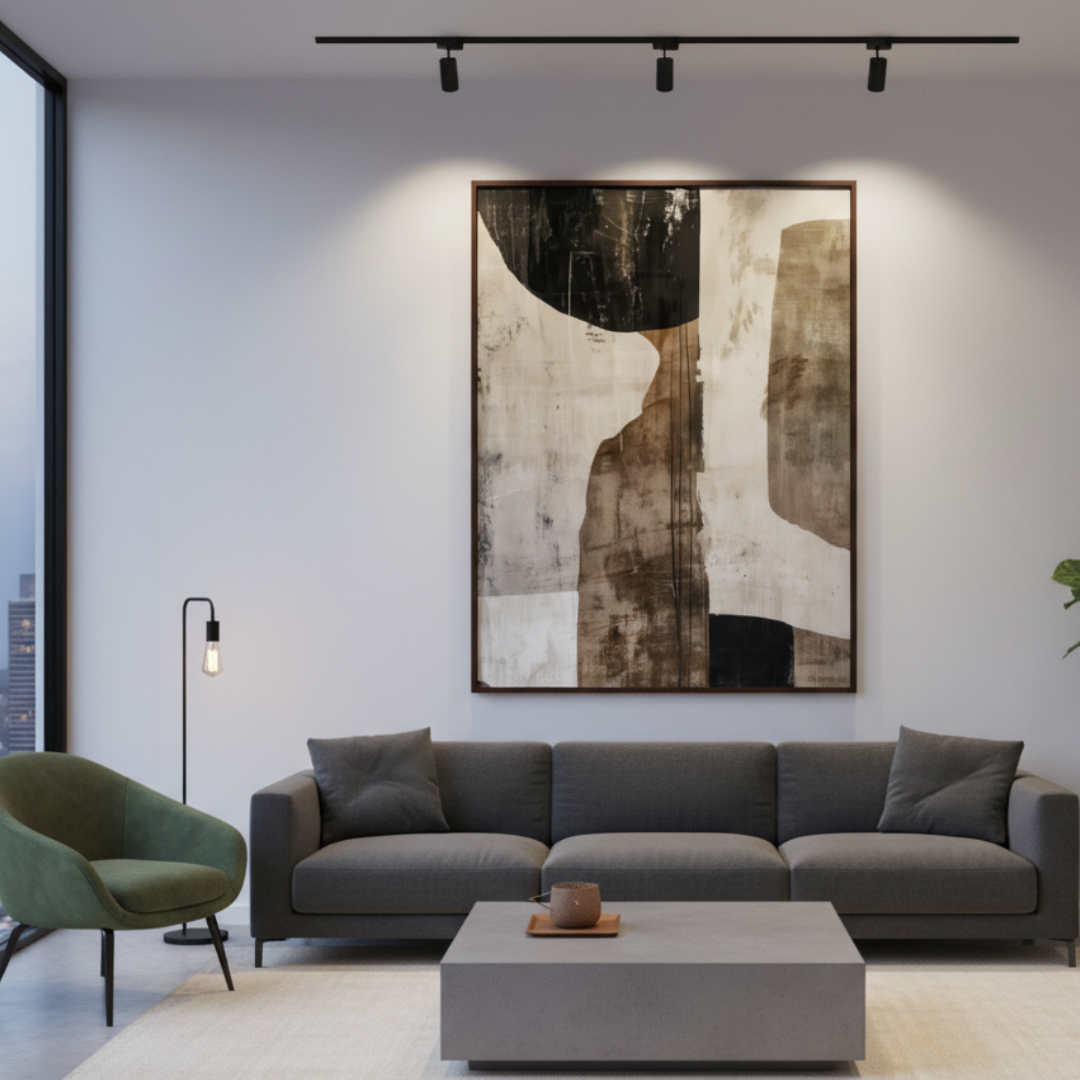 Wabi Sabi Interior Handmade & Digital Wall Painting