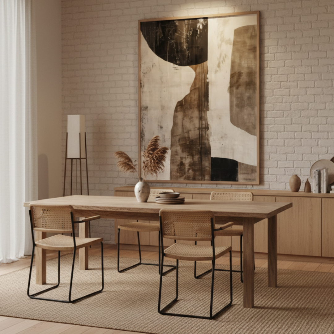 Wabi Sabi Interior Handmade & Digital Wall Painting