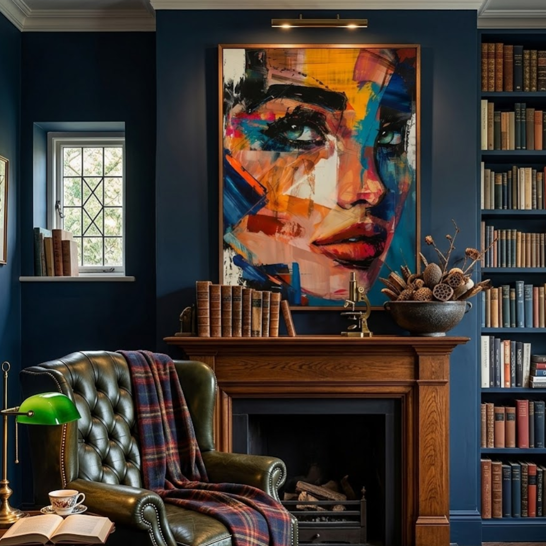 Chromatic Muse Digital Wall Painting