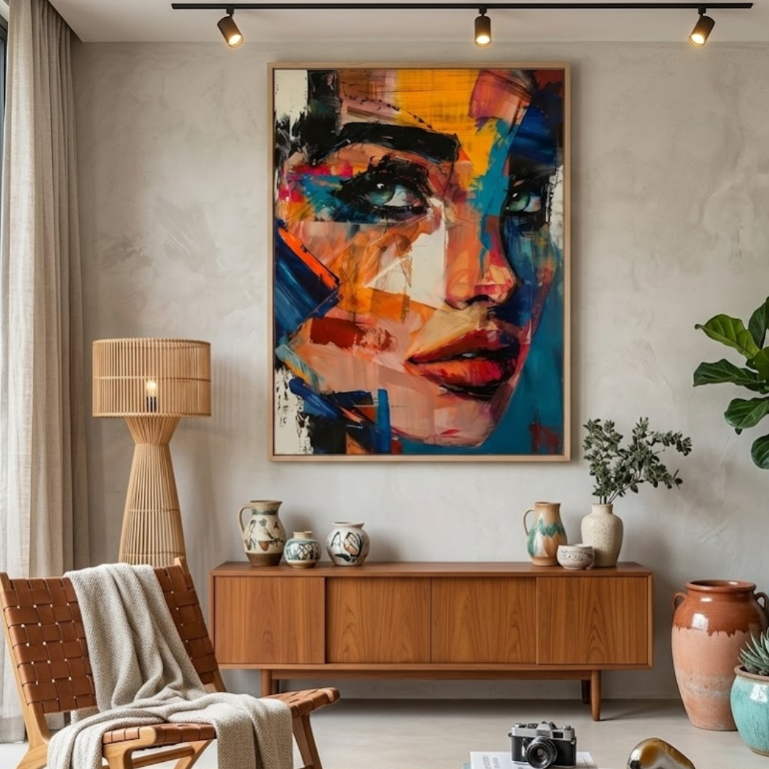 Chromatic Muse Digital Wall Painting
