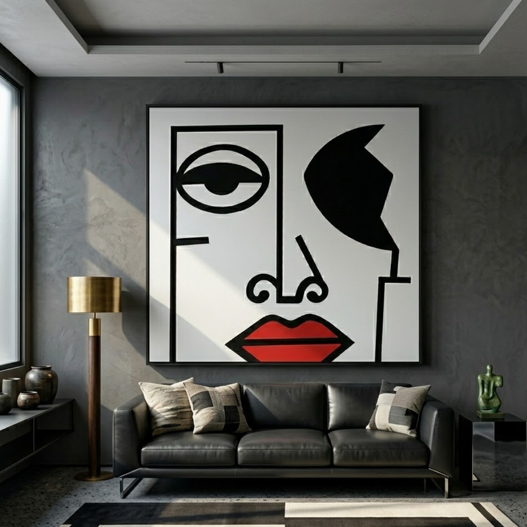 Nomad Boho Artsy Digital Wall Painting