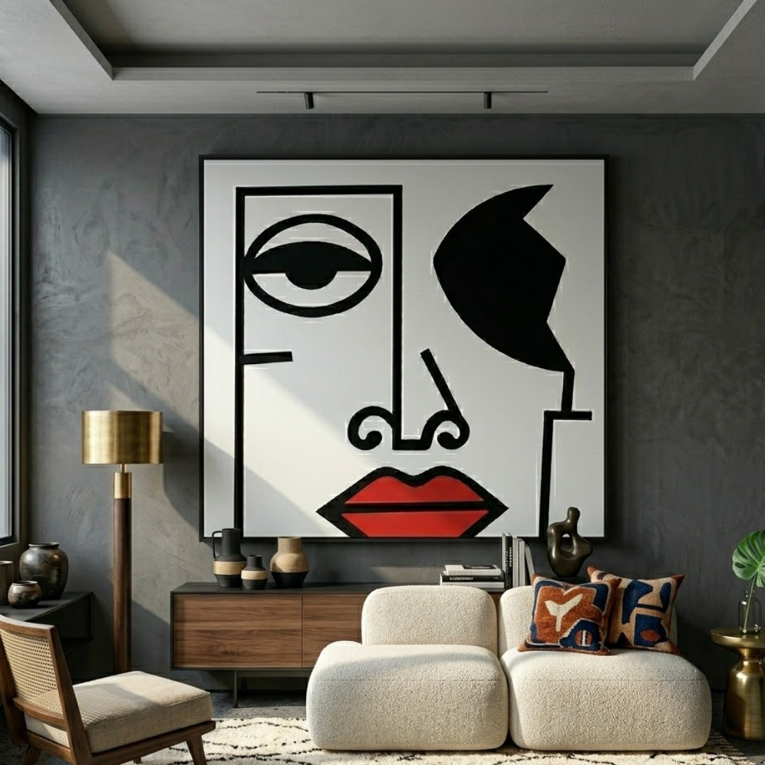 Nomad Boho Artsy Digital Wall Painting