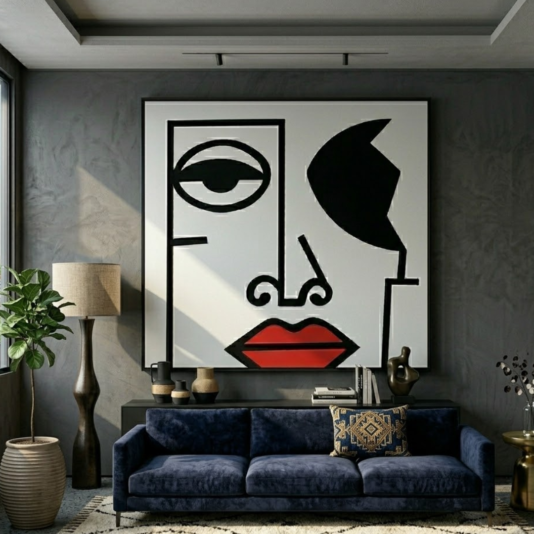 Nomad Boho Artsy Digital Wall Painting