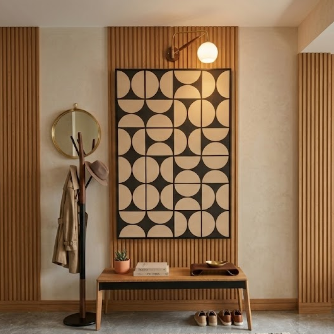 Quiet Spaces Minimal Digital Wall Painting