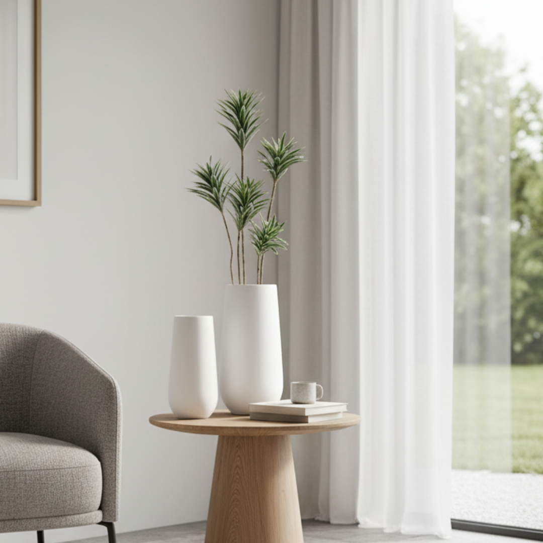 Arlo Matte White Vase