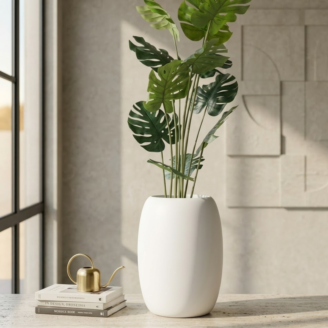 Eira Ovoid Sculptural Planter