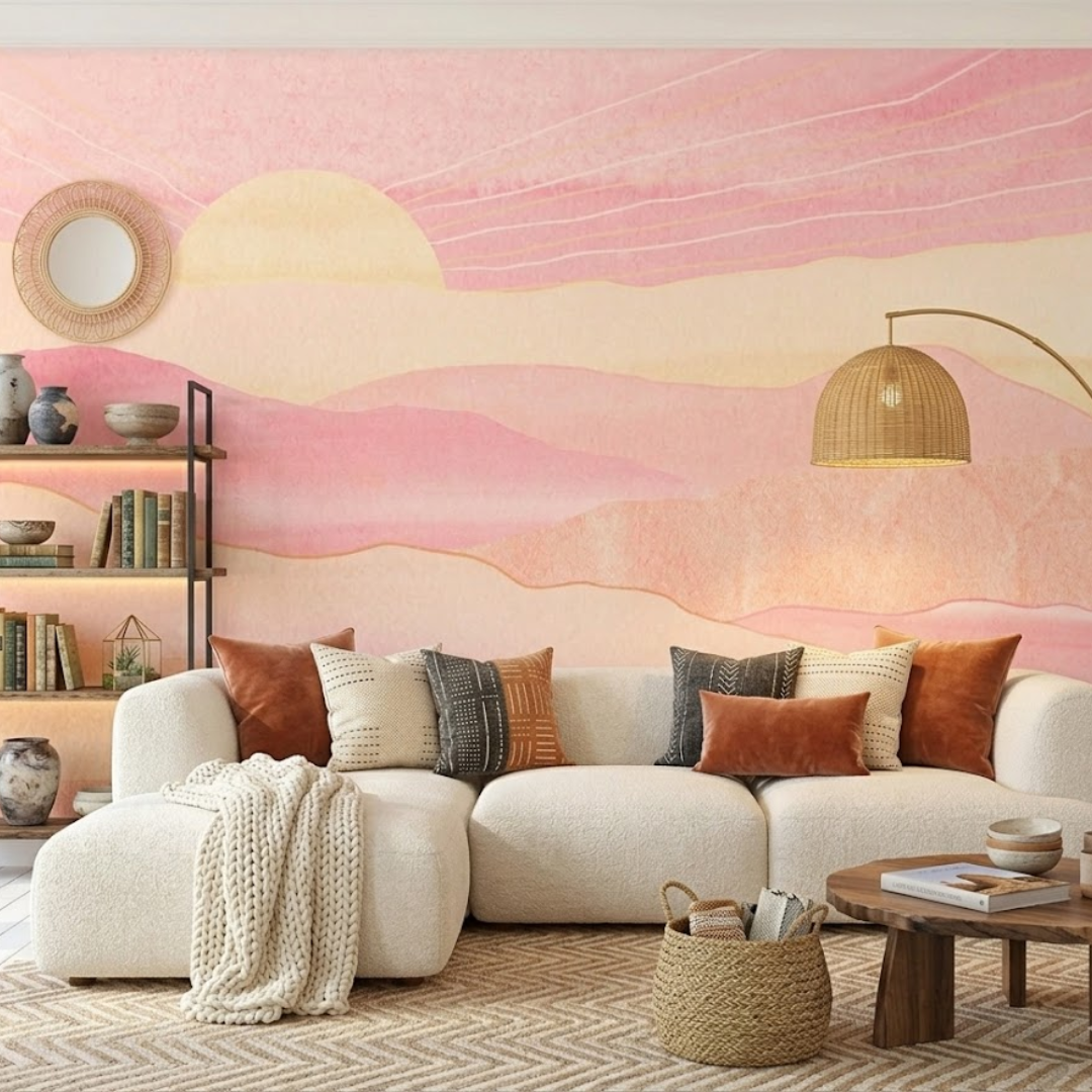 Solara Pastel Desert Wallpaper