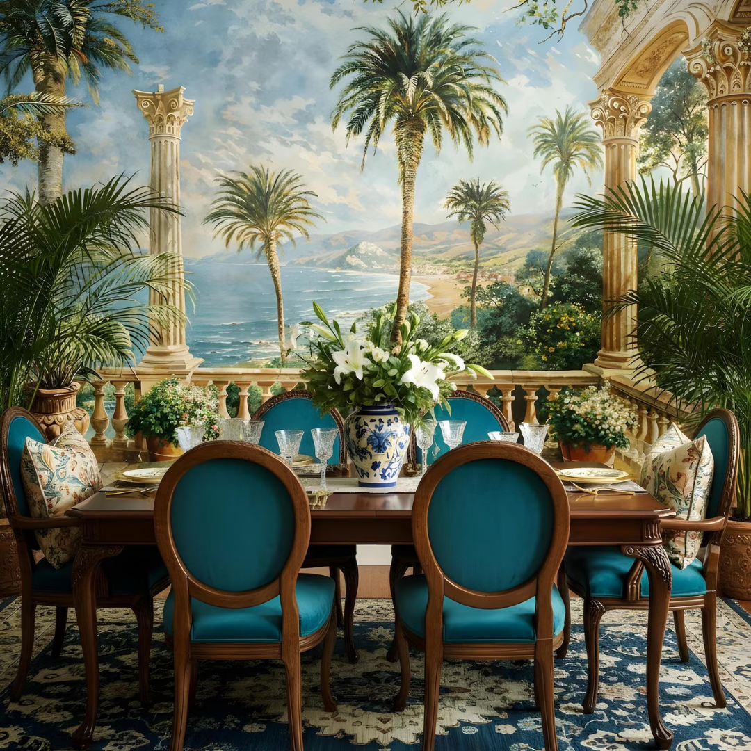 Riviera Palm Retreat Wallpaper
