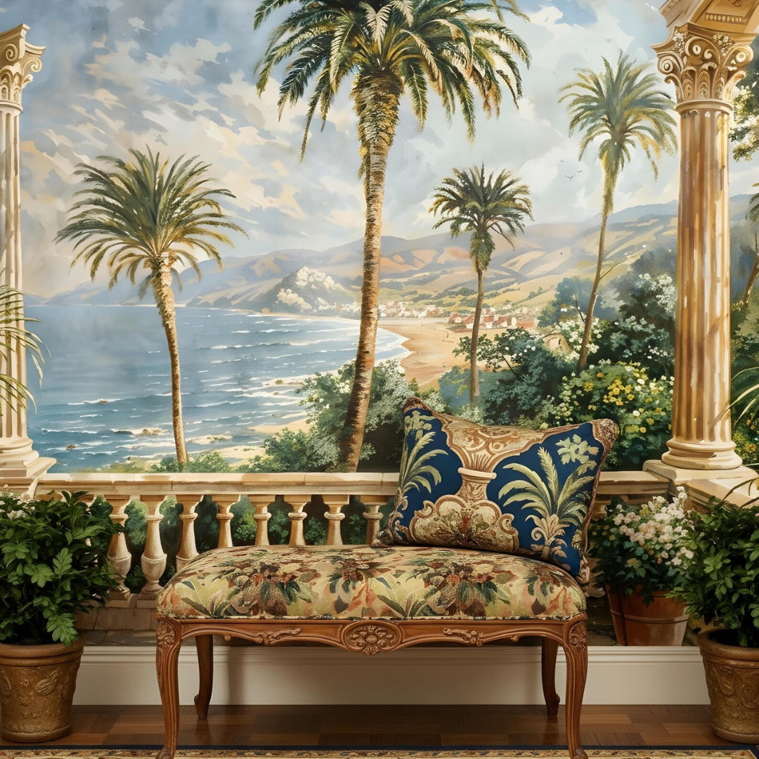 Riviera Palm Retreat Wallpaper