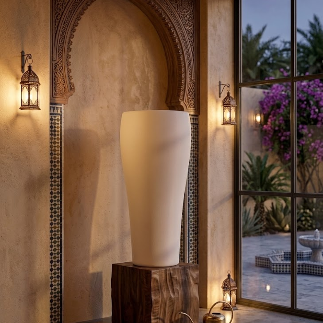 Solstice Palm Sculpt Planter