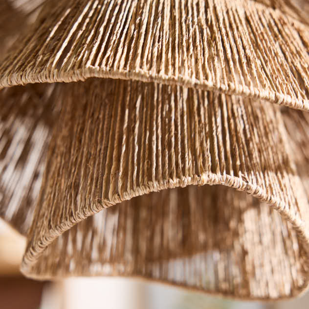 Savanna Jute Tiered Pendant Lamp