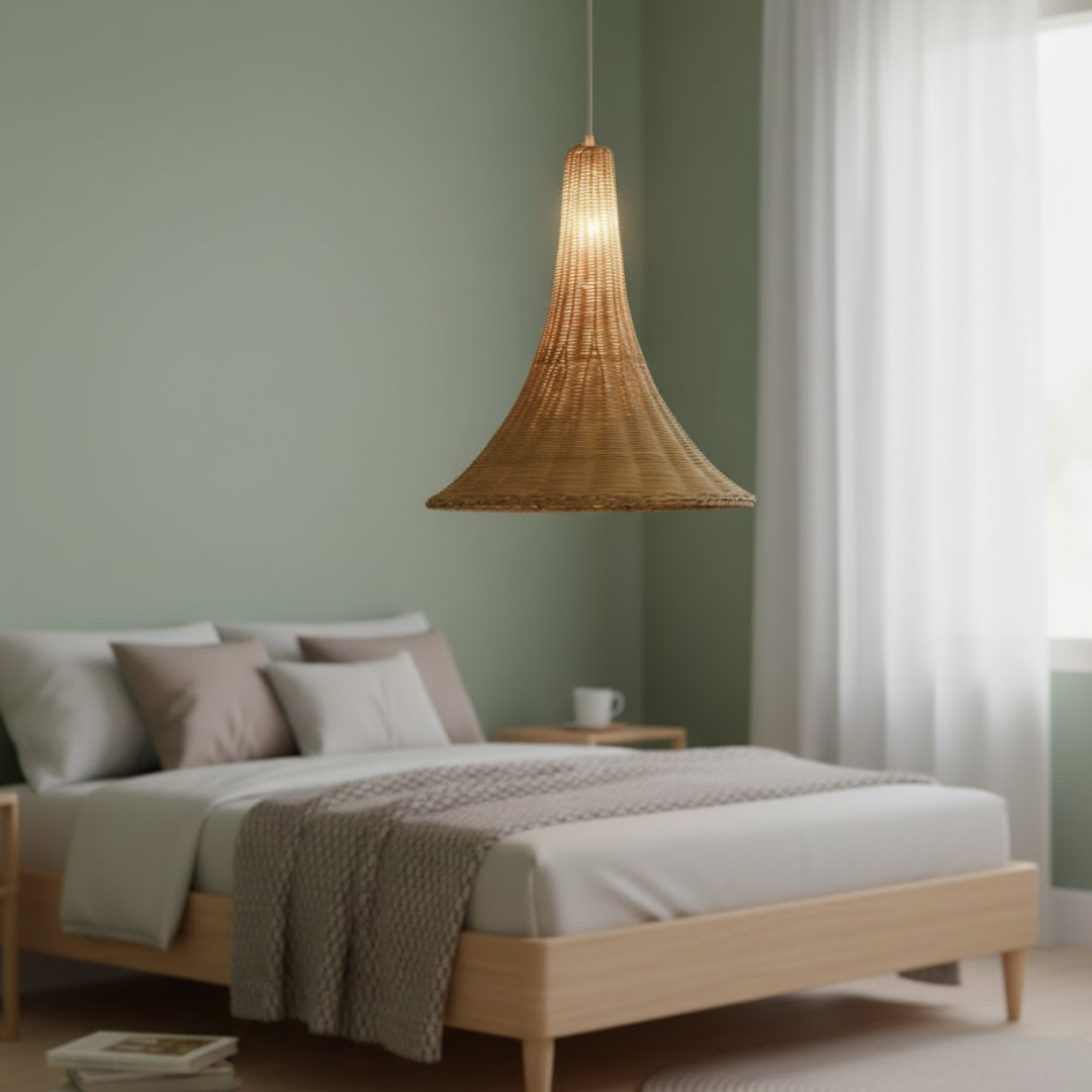 Sienna Bloom Rattan Pendant Light