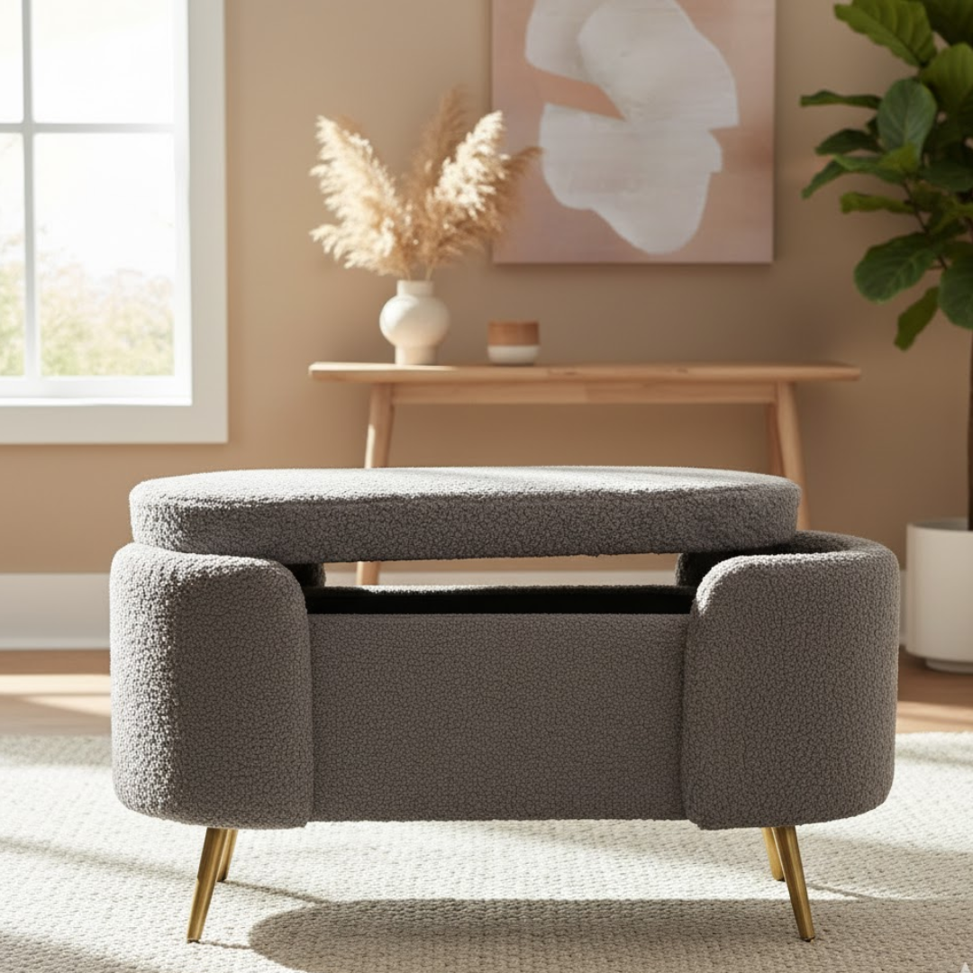 Alabaster Haven Storage Bench