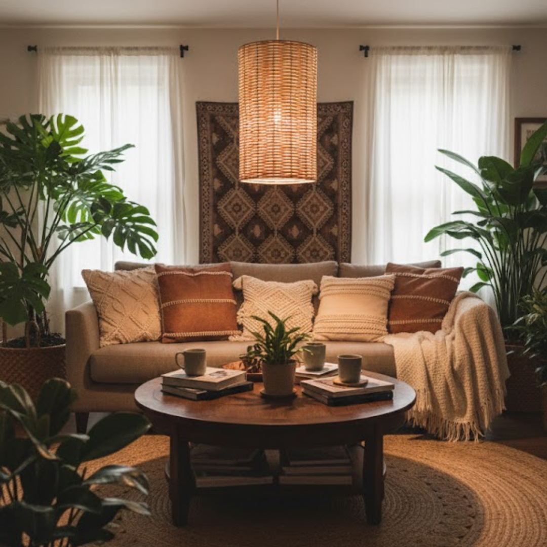 Solana Rattan Cylinder Lamp