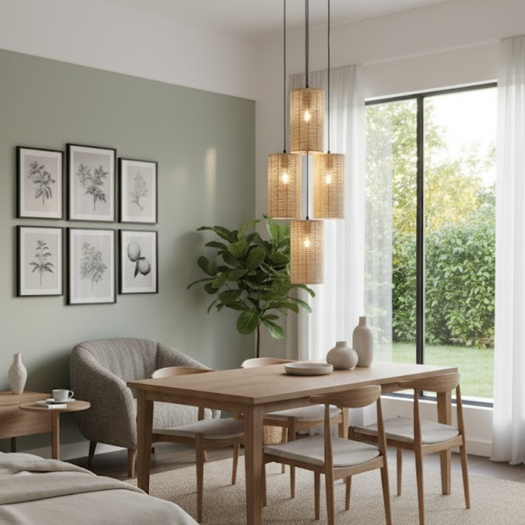 Solana Rattan Cylinder Lamp