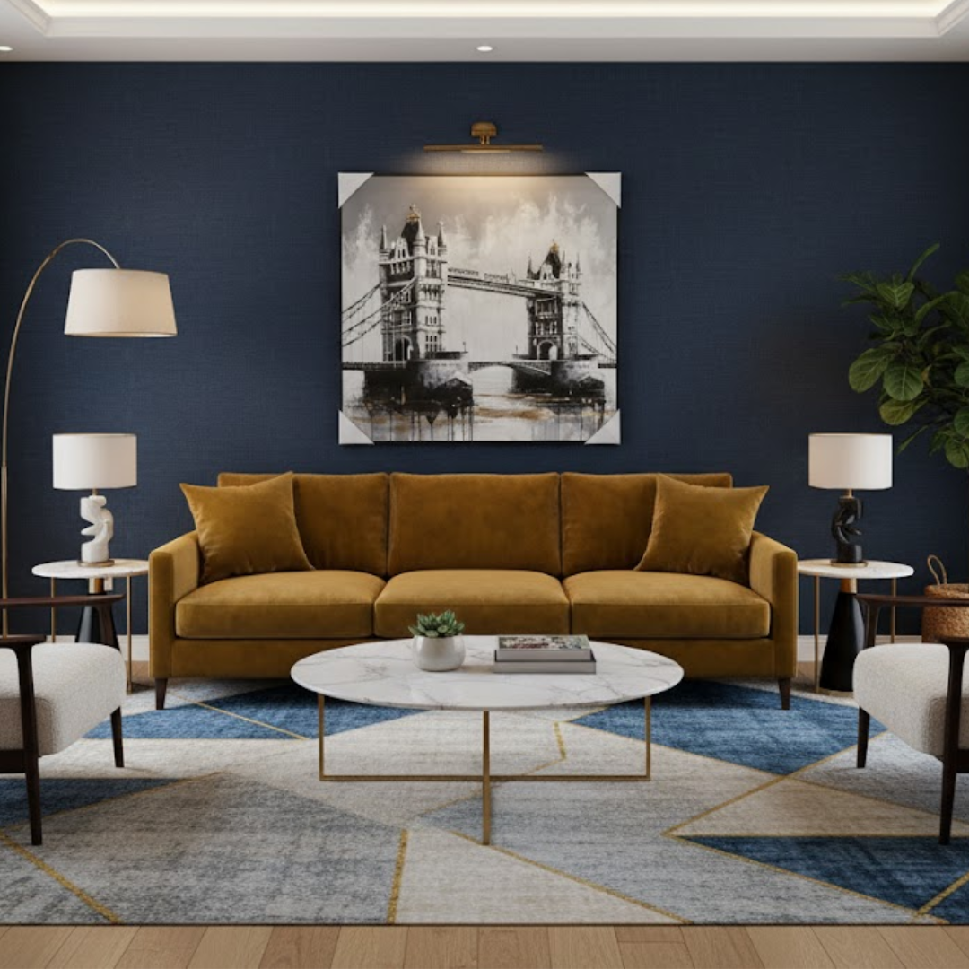 London Bridge Handmade Textured Wall Painting