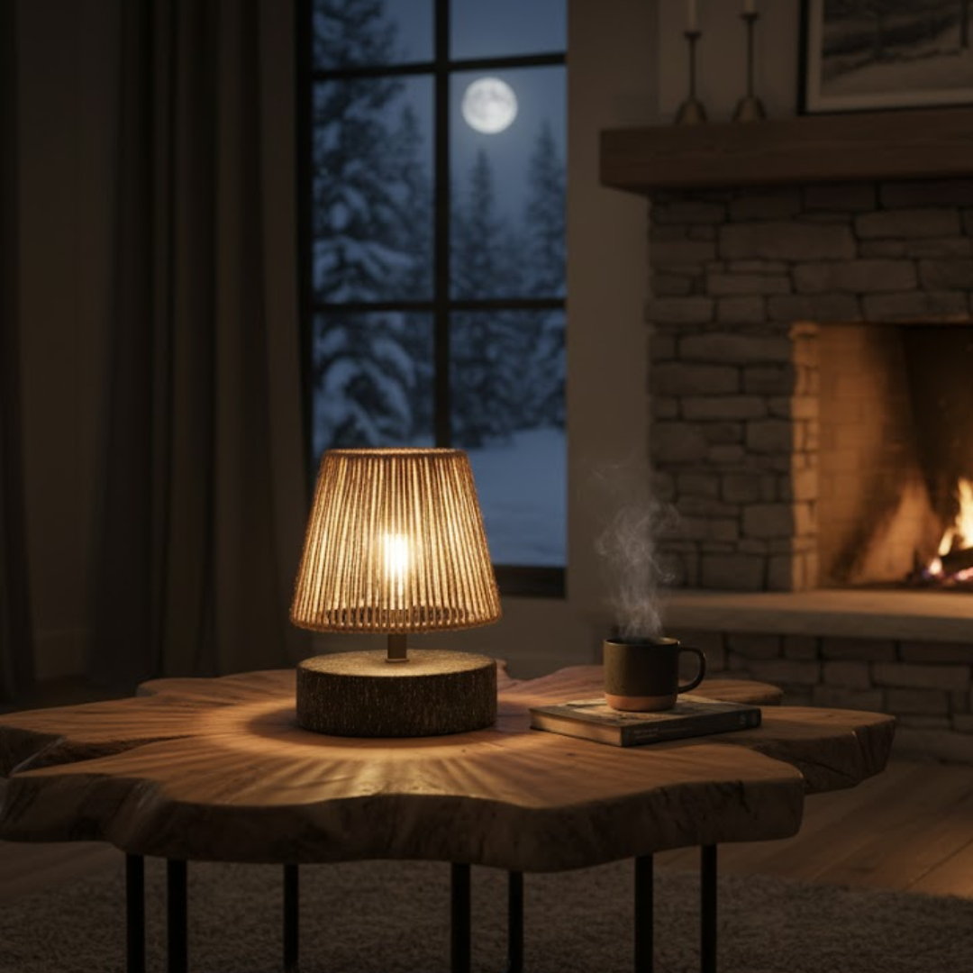 Nova Terra Woven Accent Lamp