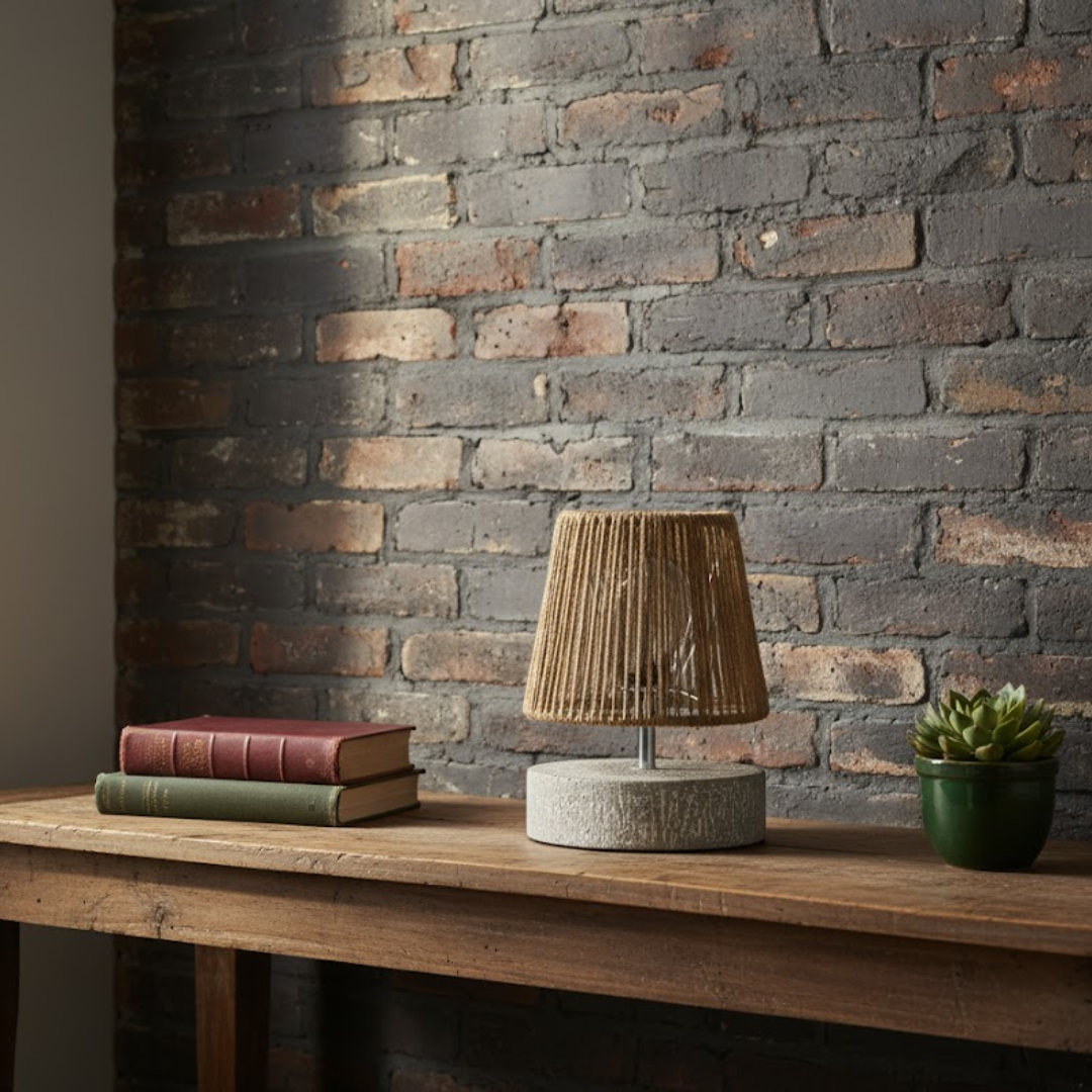 Haven Glow Jute Lamp