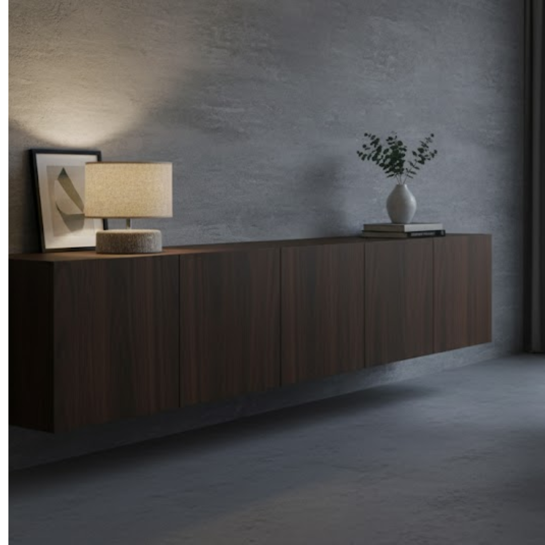 Sora Wood & Linen Table Lamp