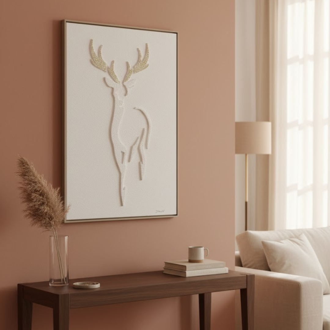 Aaro Handmade 3D Textured Wall Painting